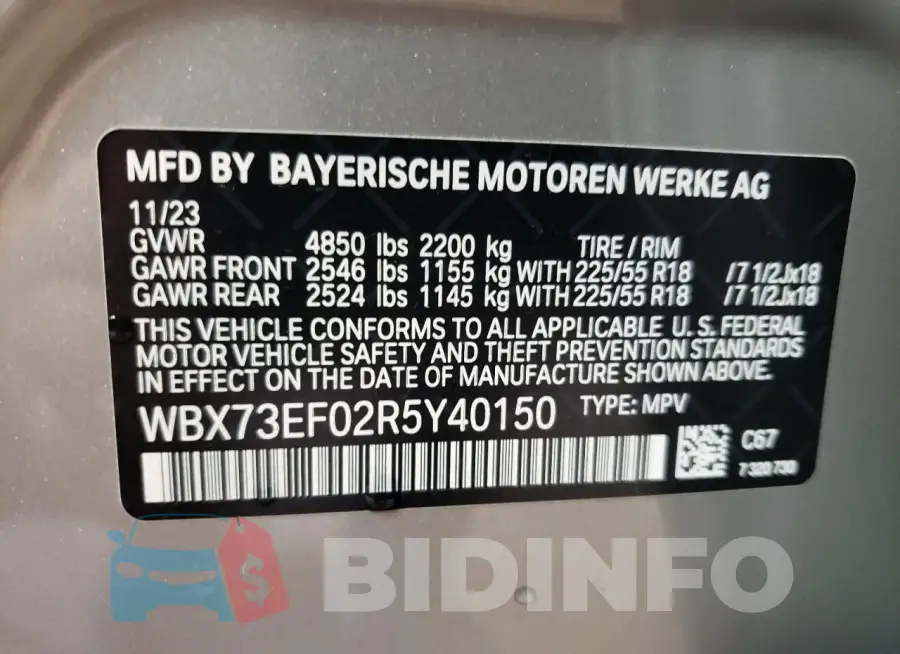 WBX73EF02R5Y40150 Photo# 14