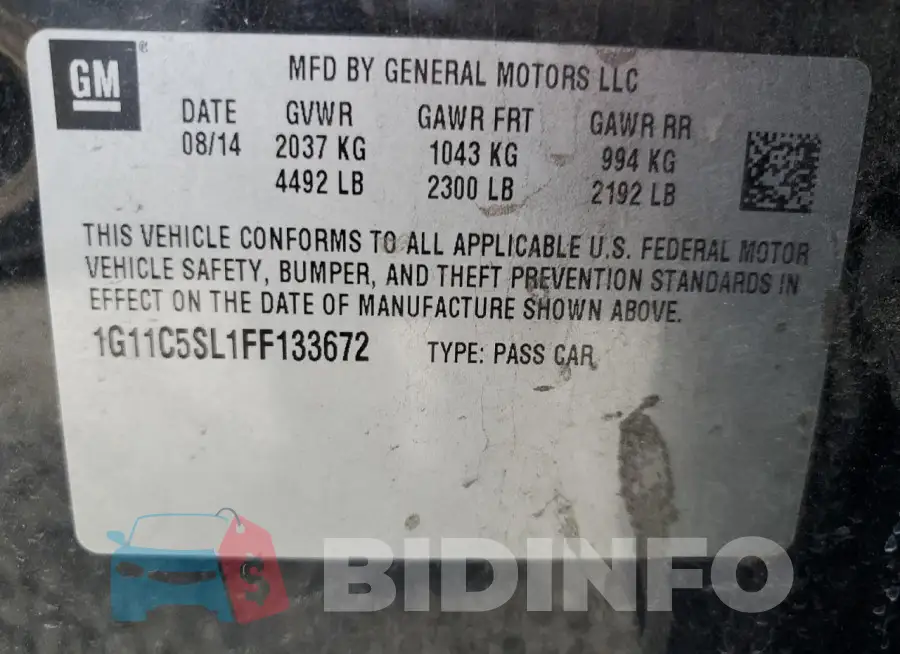 1G11C5SL1FF133672 Photo# 12