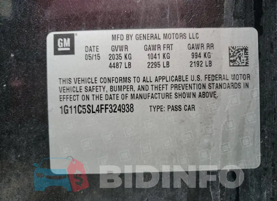 1G11C5SL4FF324938 Photo# 12
