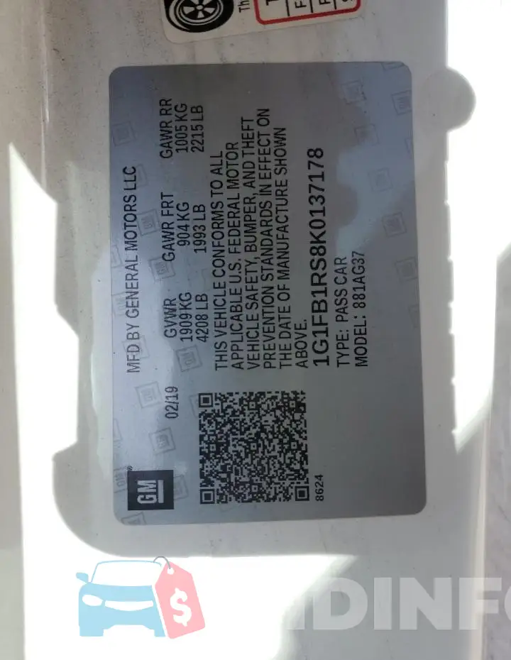 1G1FB1RS8K0137178 Photo# 12