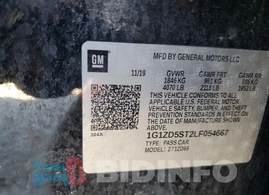 1G1ZD5ST2LF054667 Photo# 12