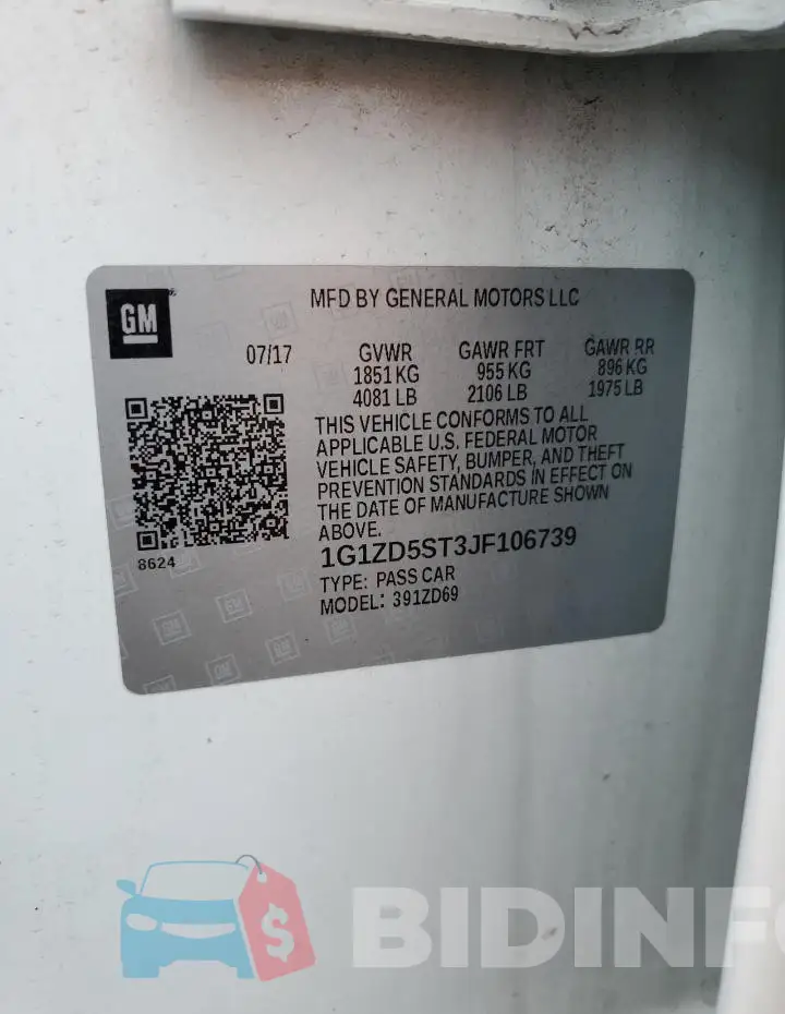 1G1ZD5ST3JF106739 Photo# 12