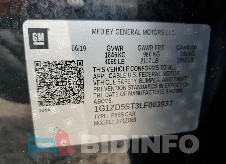 1G1ZD5ST3LF003937 Photo# 13