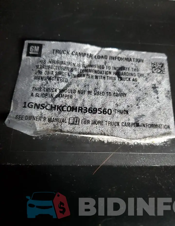 1GNSCHKC0HR369560 Photo# 13