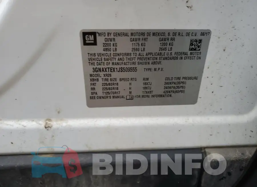 3GNAXTEX1JS509555 Photo# 12
