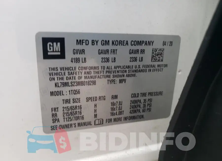 KL79MLS23MB018298 Photo# 13