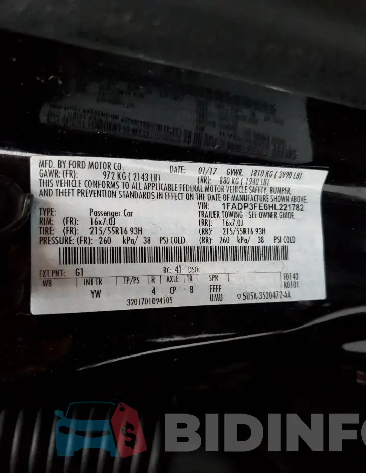 1FADP3FE6HL221782 Photo# 13