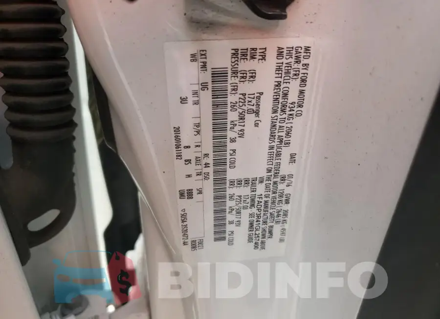1FADP3R41GL257400 Photo# 12