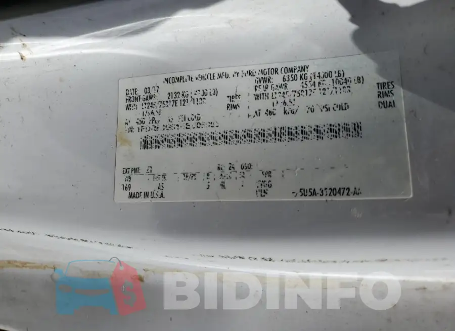 1FDRF3G61HED05003 Photo# 12