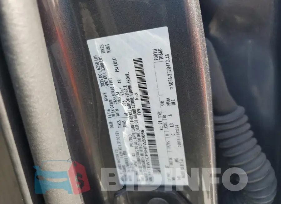 1FTEW1CP6HFA50669 Photo# 12