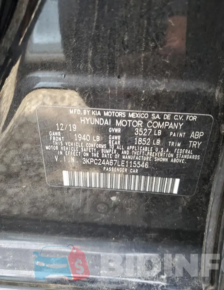 3KPC24A67LE115546 Photo# 12