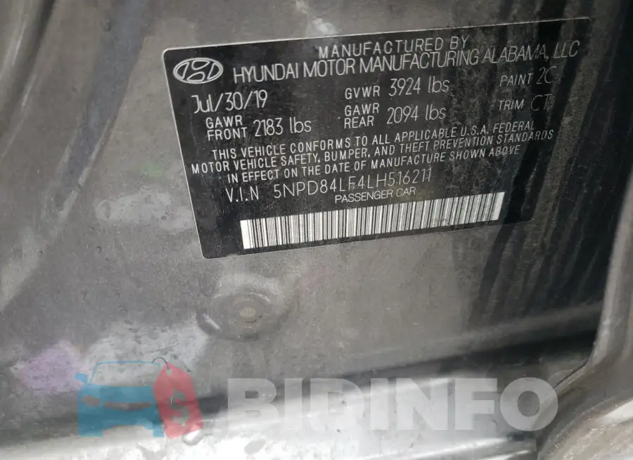 5NPD84LF4LH516211 Photo# 12