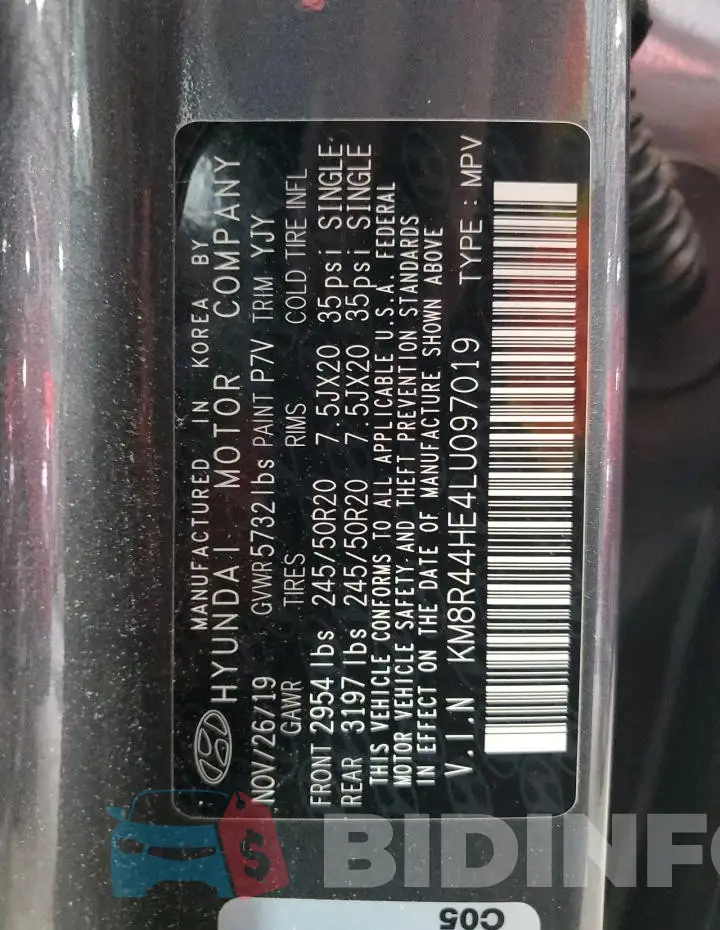 KM8R44HE4LU097019 Photo# 13
