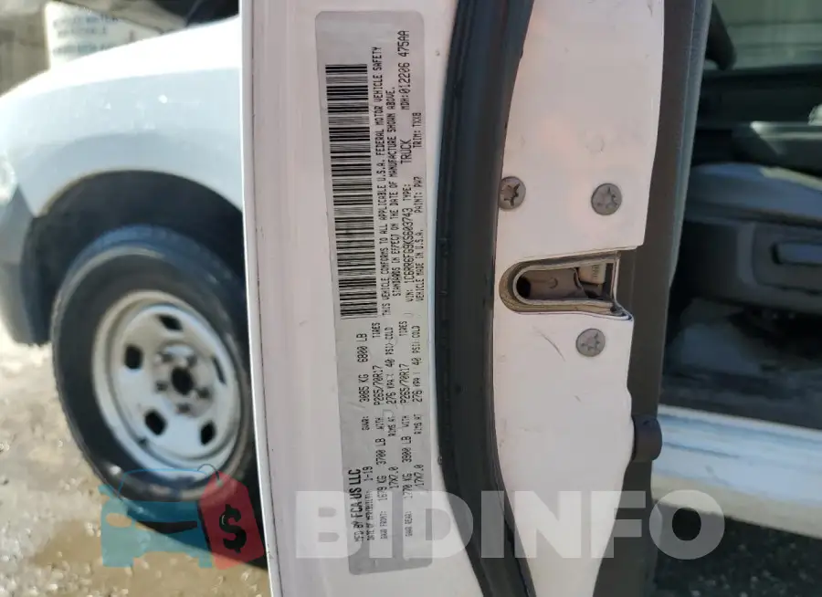 1C6RR6FG9KS603743 Photo# 12