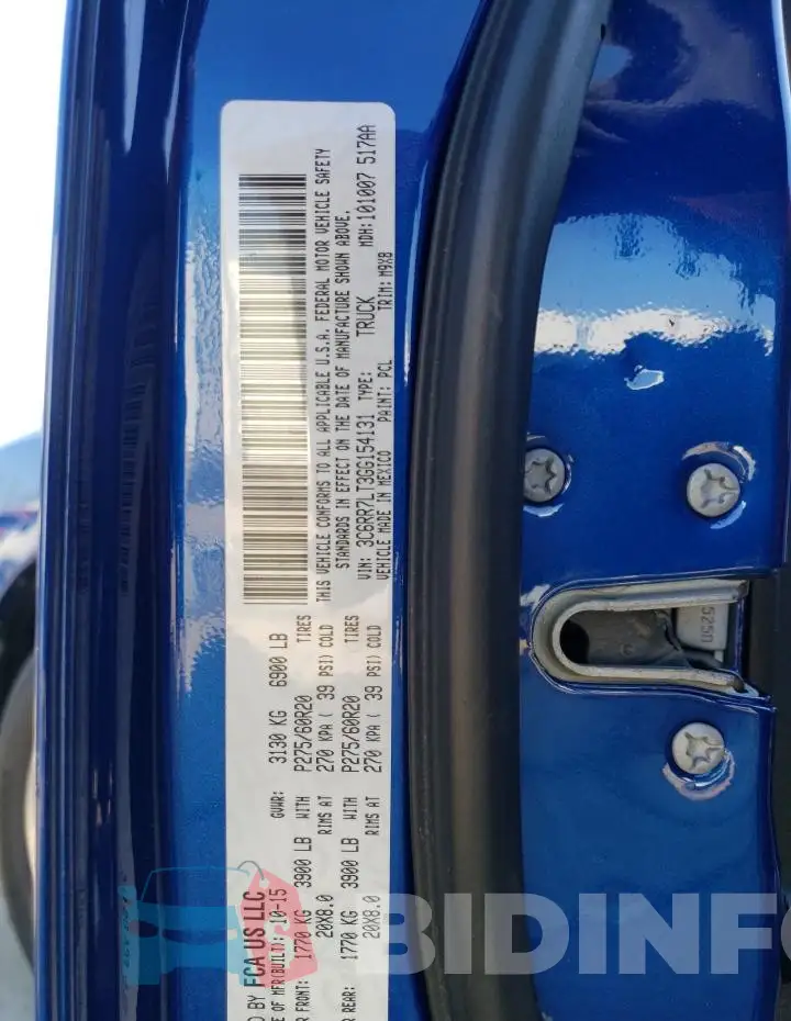 3C6RR7LT3GG154131 Photo# 12