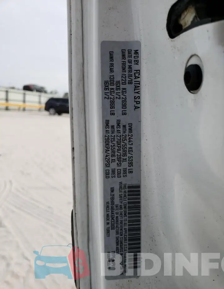 ZFBHRFAB4K6M33108 Photo# 13
