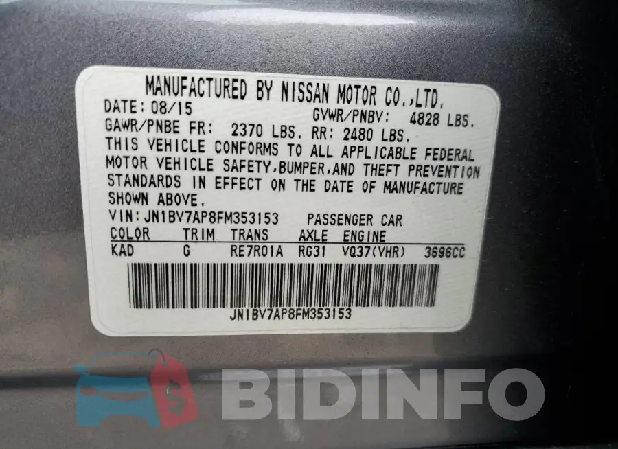 JN1BV7AP8FM353153 Photo# 12