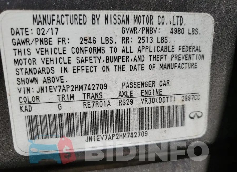 JN1EV7AP2HM742709 Photo# 12