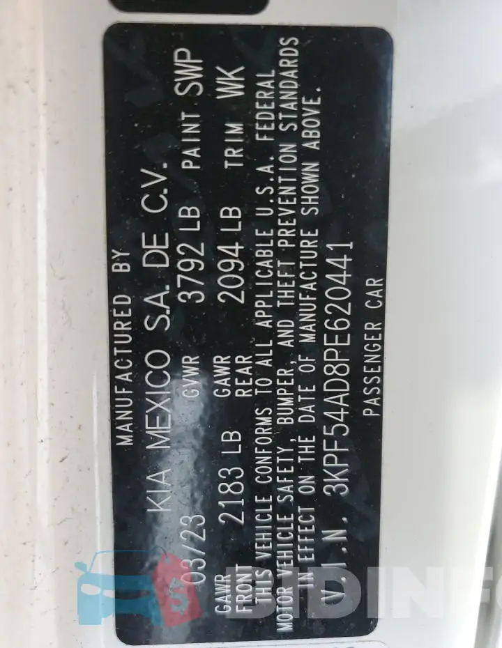 3KPF54AD8PE620441 Photo# 12