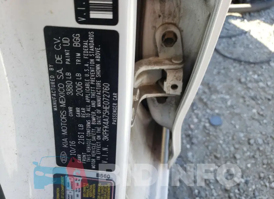 3KPFK4A75HE072760 Photo# 13