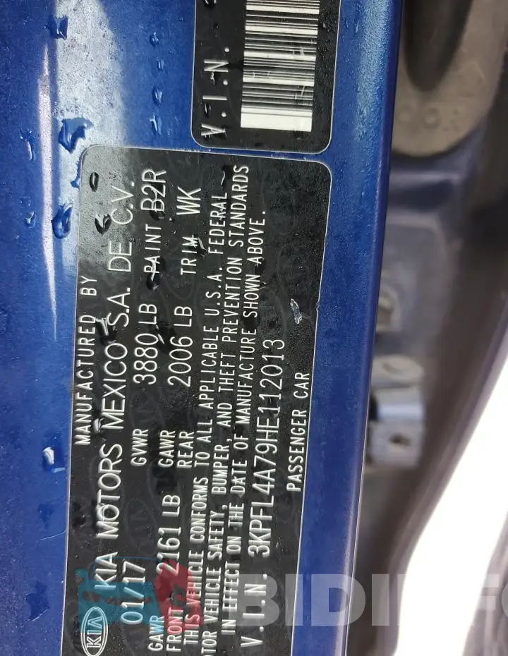 3KPFL4A79HE112013 Photo# 12