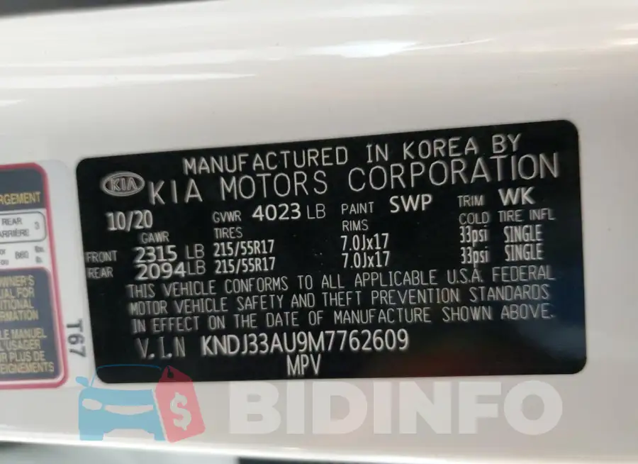 KNDJ33AU9M7762609 Photo# 12