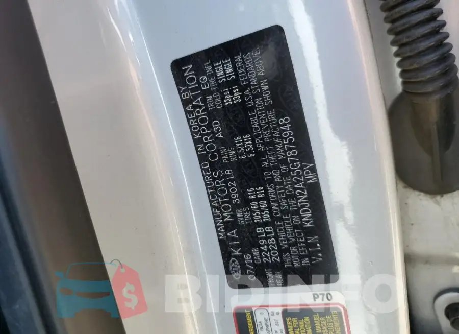 KNDJN2A25G7875948 Photo# 12