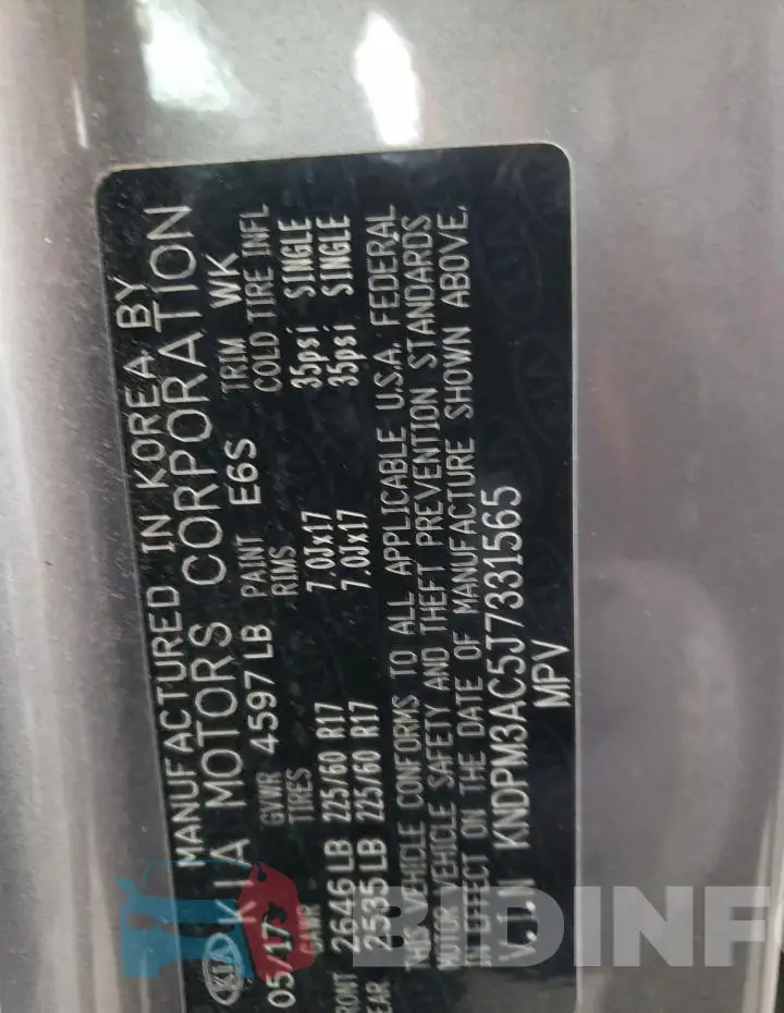 KNDPM3AC5J7331565 Photo# 13