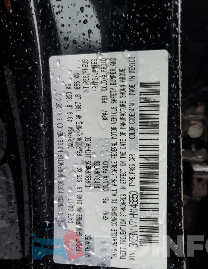 3MZBN1V71HM146550 Photo# 12