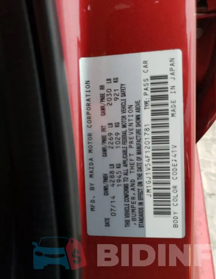 JM1GJ1V54F1201781 Photo# 13