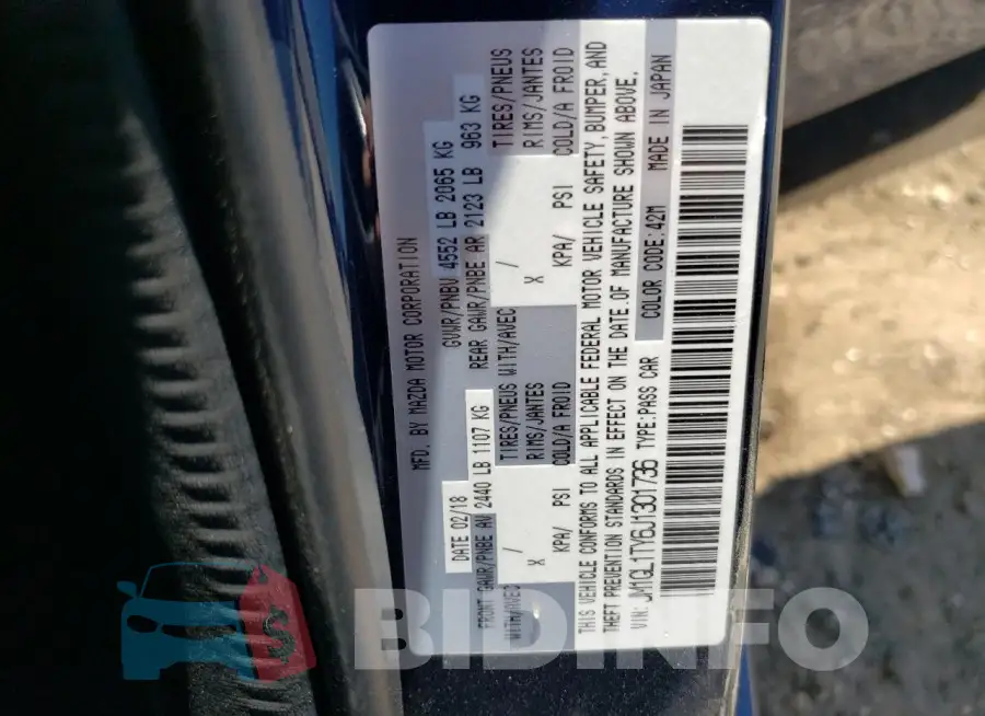 JM1GL1TY6J1301736 Photo# 13