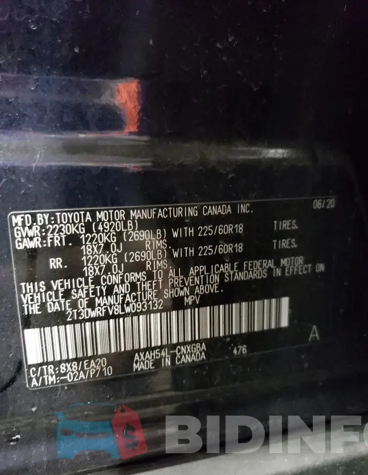 2T3DWRFV8LW093132 Photo# 14