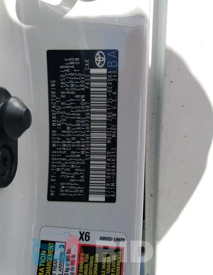 5YFBURHE4HP706987 Photo# 13
