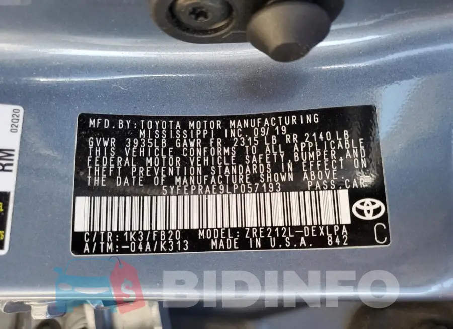 5YFEPRAE9LP057193 Photo# 12