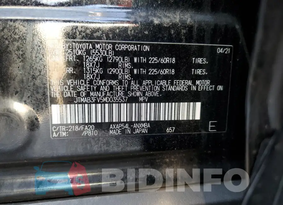 JTMAB3FV5MD035537 Photo# 12