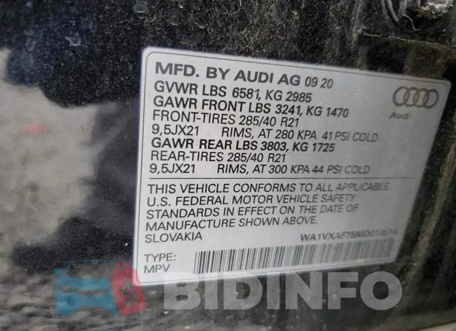 WA1VXAF75MD014514 Photo# 12