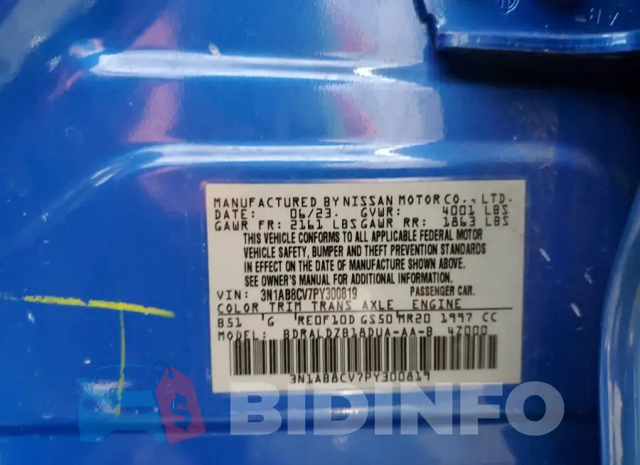 3N1AB8CV7PY300819 Photo# 12