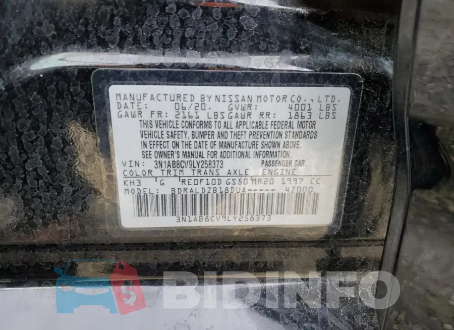 3N1AB8CV9LY258373 Photo# 12