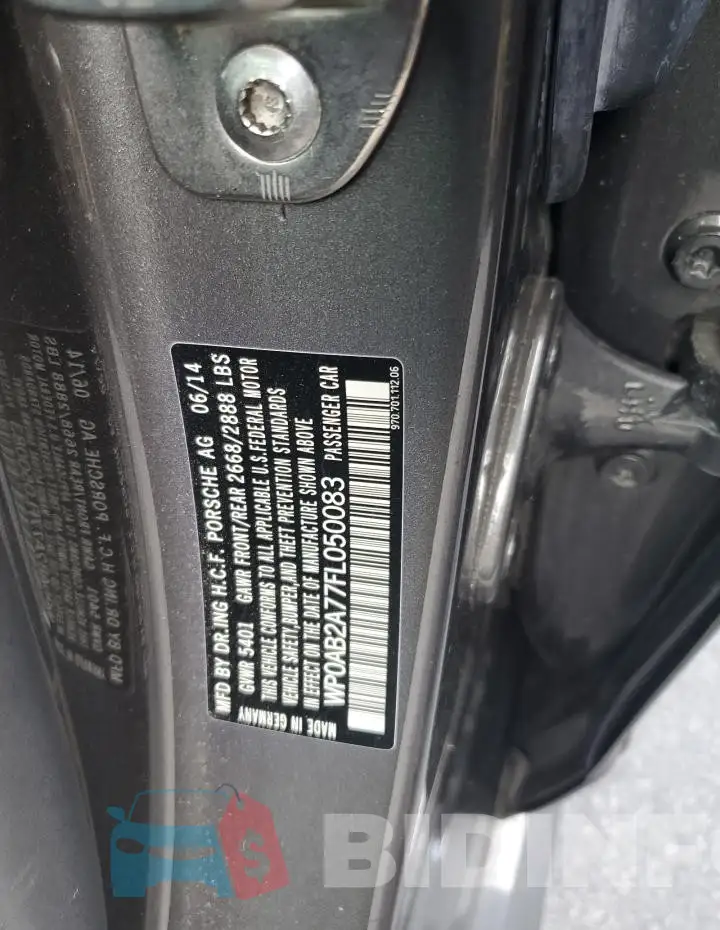 WP0AB2A77FL050083 Photo# 13