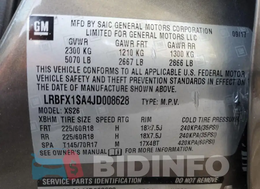 LRBFX1SA4JD008628 Photo# 13