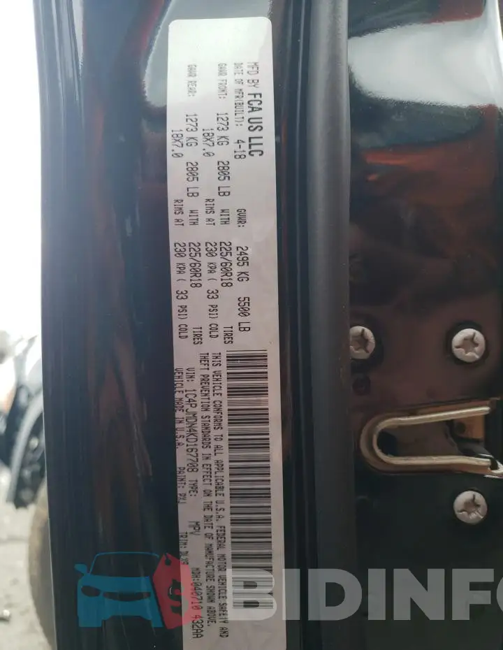 1C4PJMDN4KD167708 Photo# 14