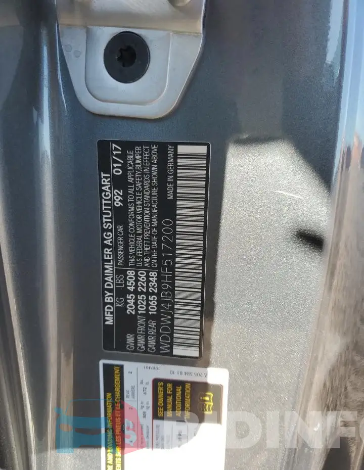 WDDWJ4JB9HF517200 Photo# 13