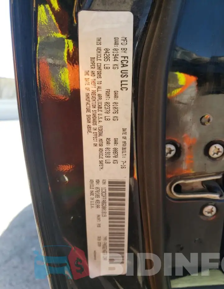 1C3CDFFA8GD801819 Photo# 12