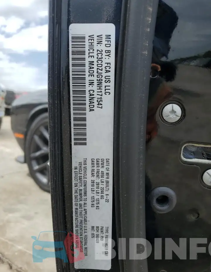 2C3CDZJG9NH171547 Photo# 12