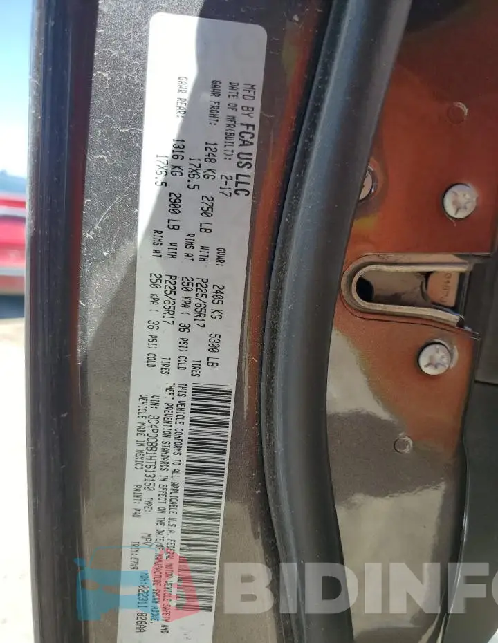 3C4PDCBB1HT613150 Photo# 13