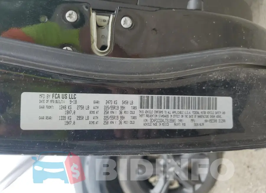 3C4PDCGG4JT515501 Photo# 14