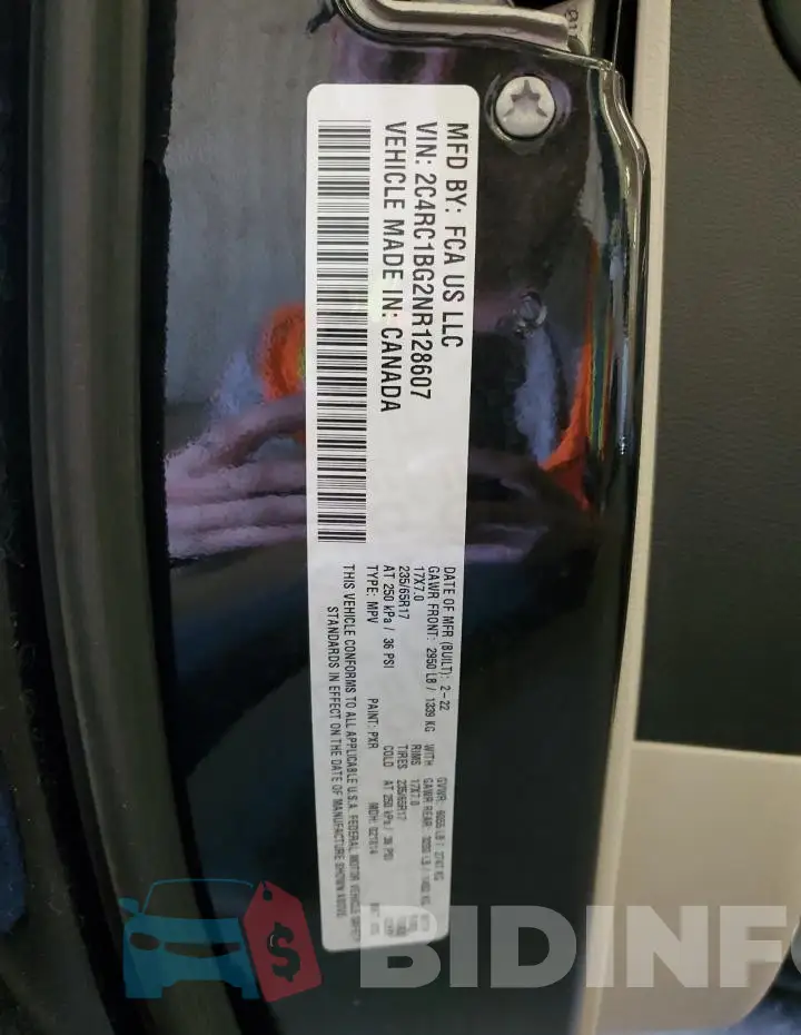2C4RC1BG2NR128607 Photo# 13