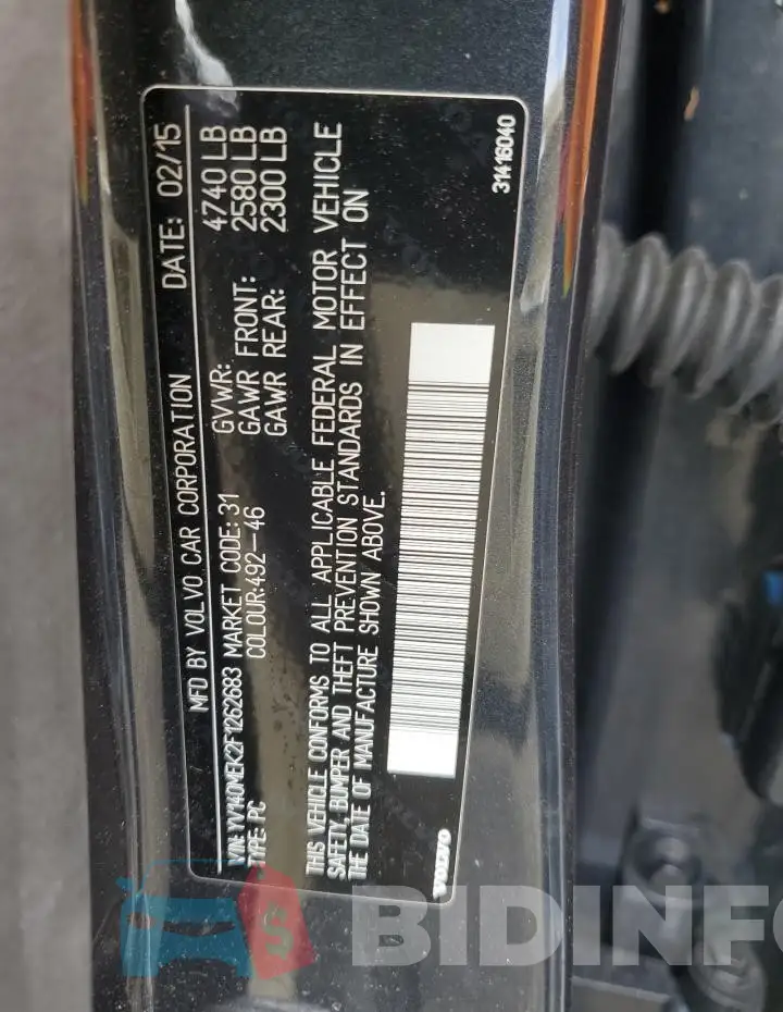 YV140MEK2F1262683 Photo# 12