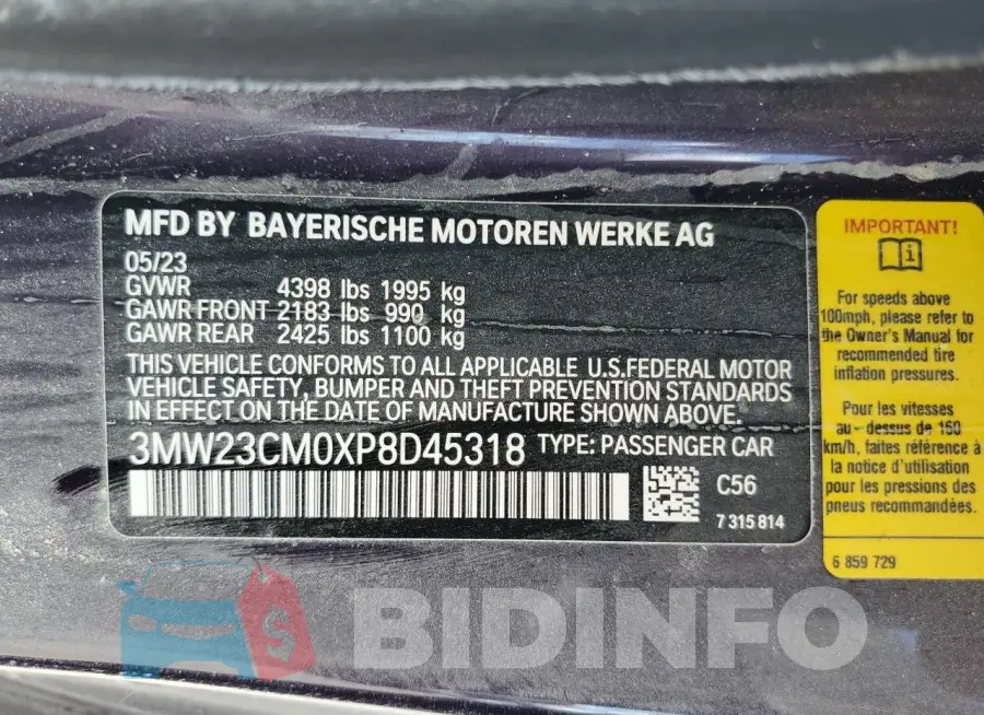 3MW23CM0XP8D45318 Photo# 12