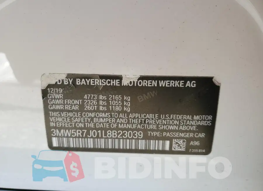 3MW5R7J01L8B23039 Photo# 12